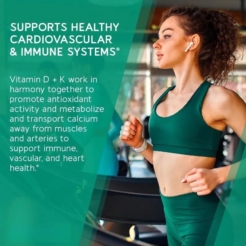 Vitamin D3 K2 Capsules (5000IU and 200mcg) – Dental Immune Health Support