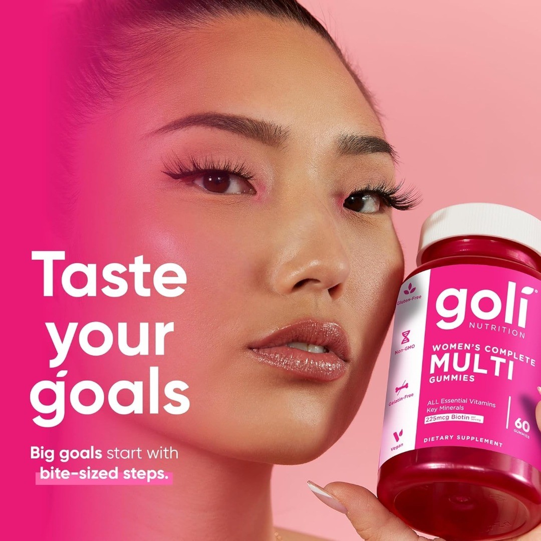 (2 Pack) Goli Women’s Multi Gummies 60 Count – Complete Daily Multivitamin