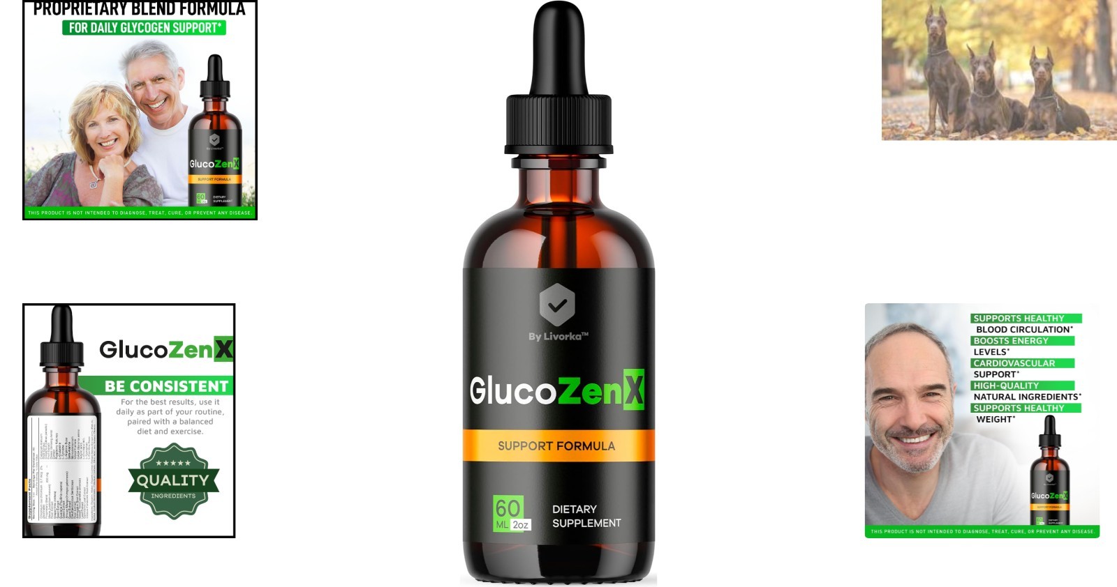 GlucoZenX Gluten-Free Drops – 1 Supply of Natural Wellness Support