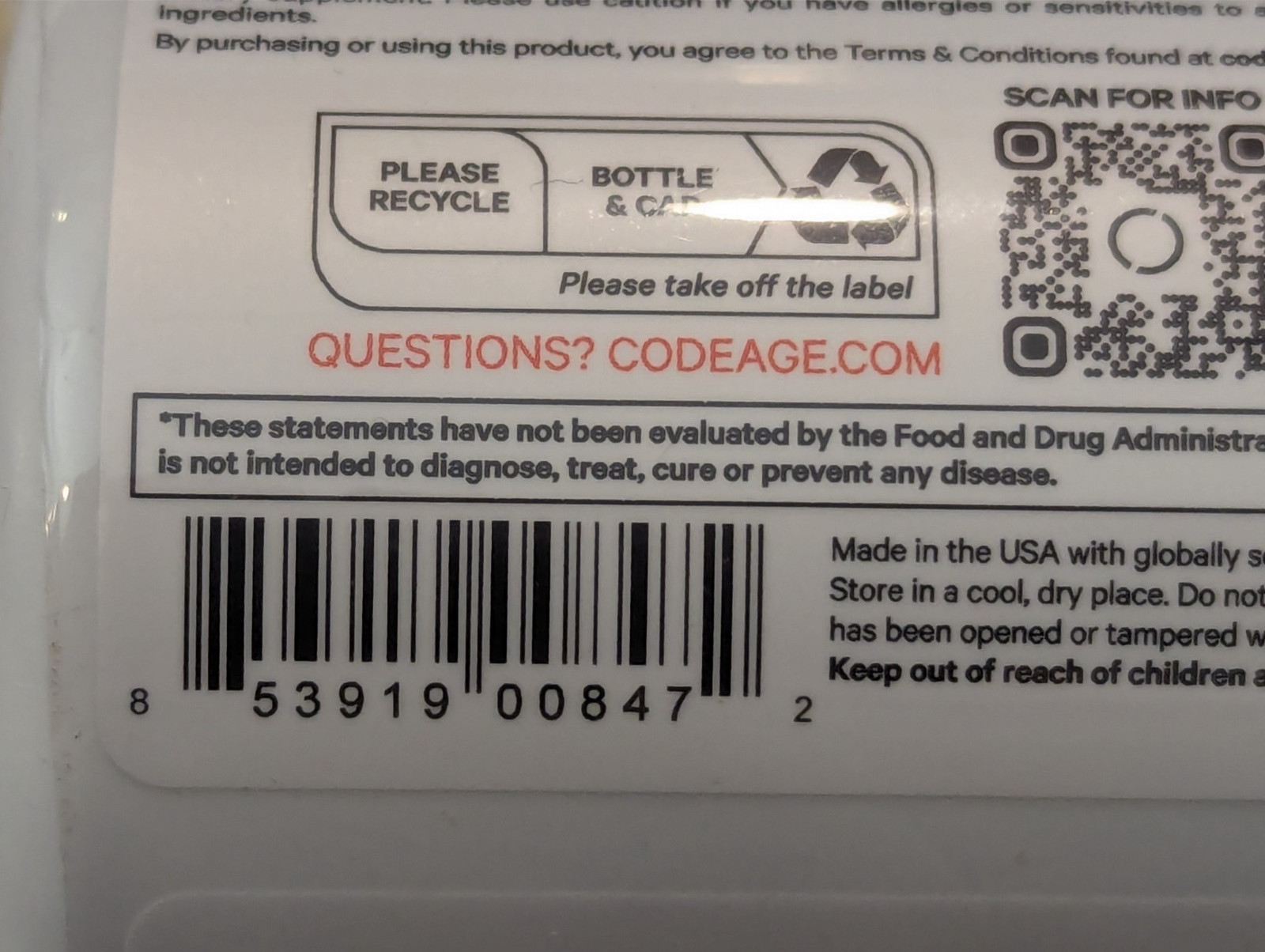 Codeage Liposomal Turmeric+ Supplement 90 capsules exp: 01/2029