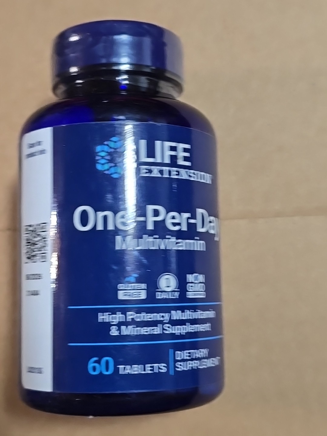 Life Extension One-Per-Day Tablets – 60 – High Potency Multivitamin & Mineral
