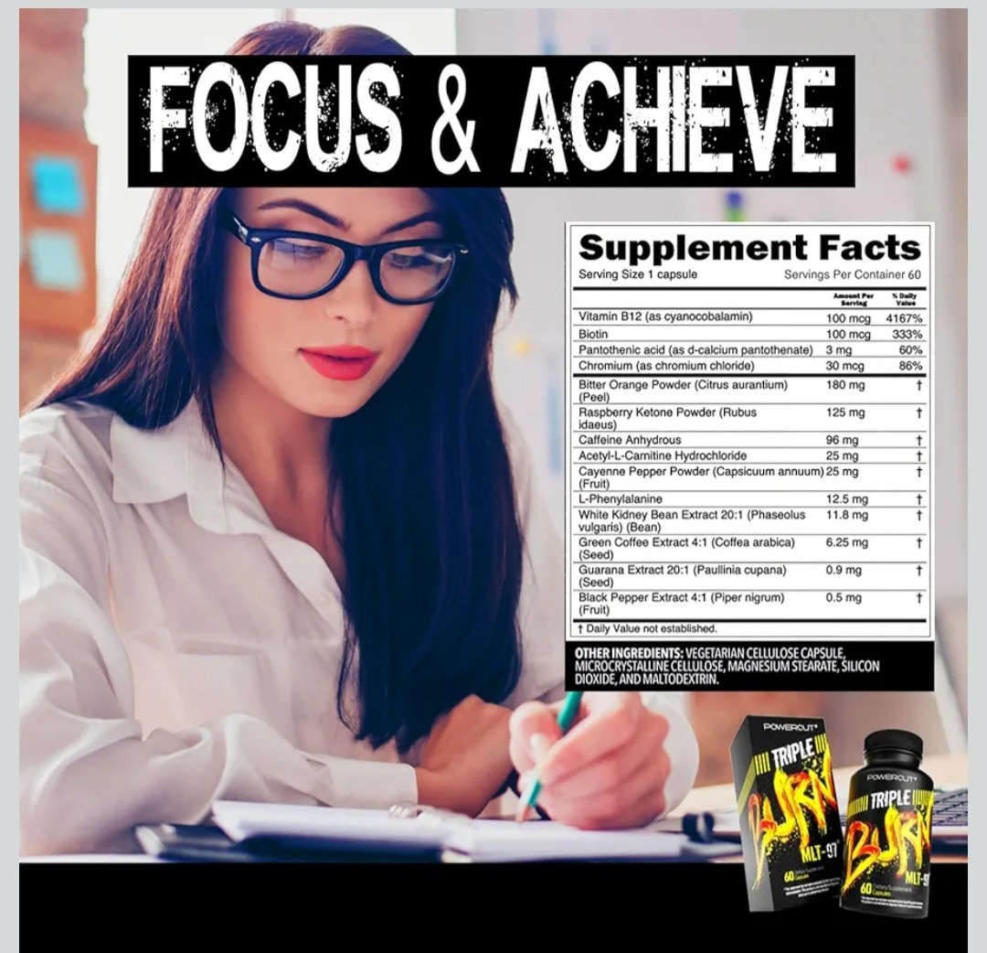 Powercut Triple Burn Fat Burner MLT-97 – 60 Capsules Exp 09/26