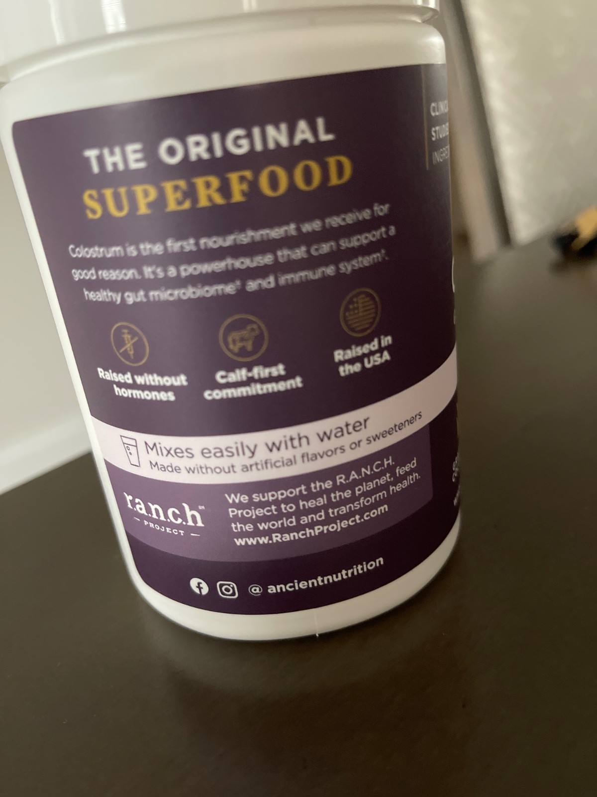 ancient nutrition colostrum