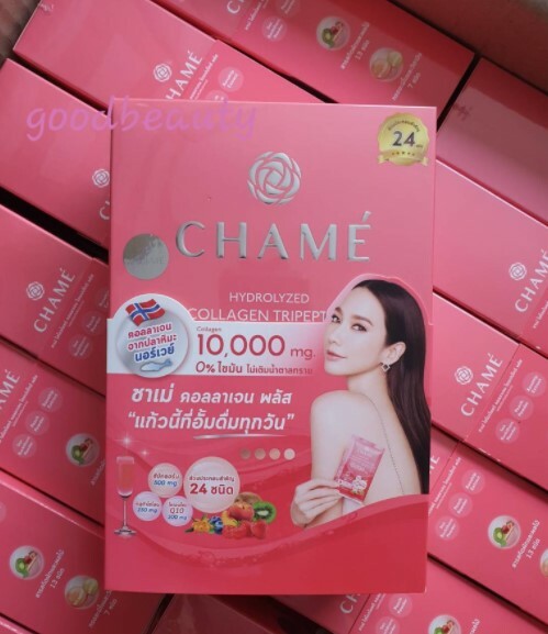 6X CHAME Hydrolyzed Collagen Plus Anti Aging Skin 10000mg Care Smooth Whitening