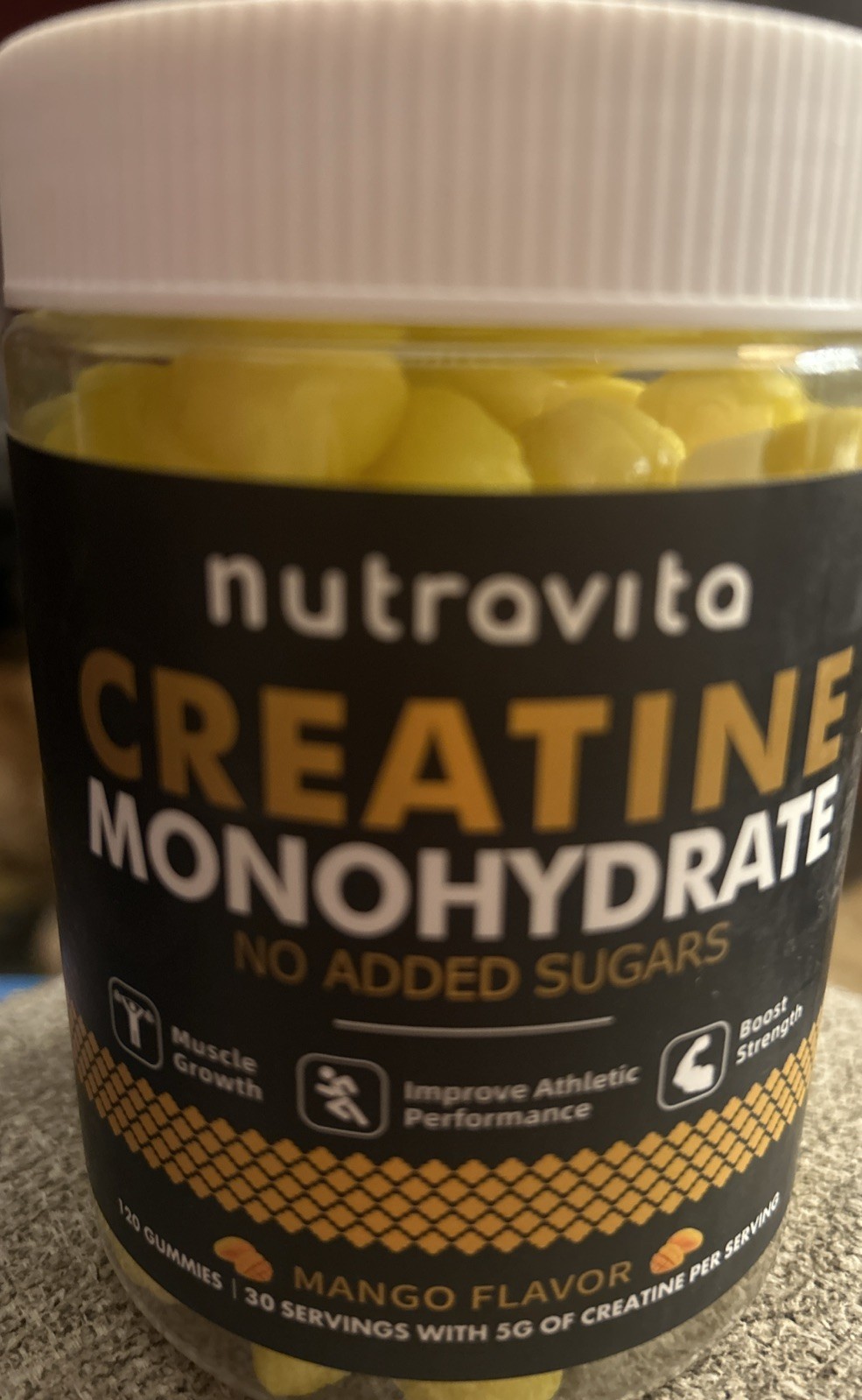 Nutravita Creatine Monohydrate Gummies for Men and WomenNEW Reg. Price 30.00