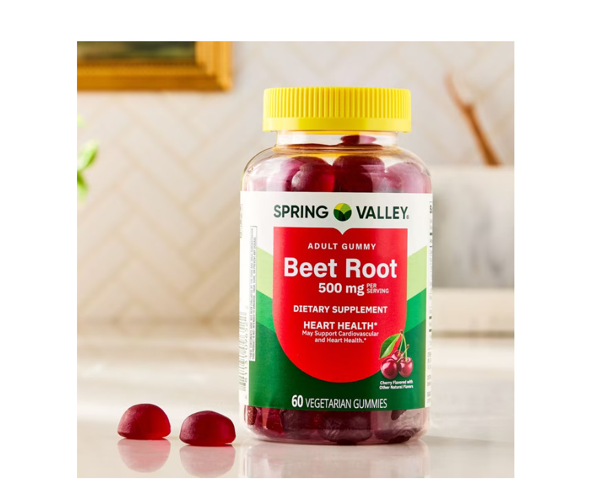 Spring Valley Beet Root Veg Gummy 60Ct, 2 PACK