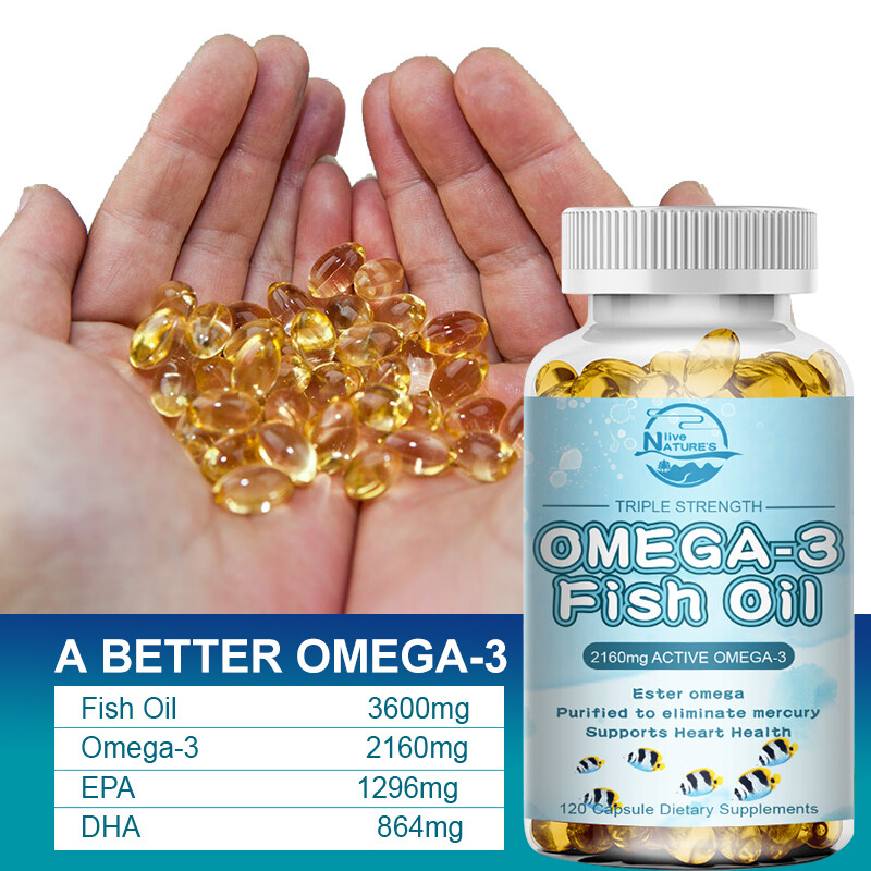 OMEGA 3 xl sofgels 3600mg 120 Softgels FISH OIL Epa Dha Essential Fatty Acids