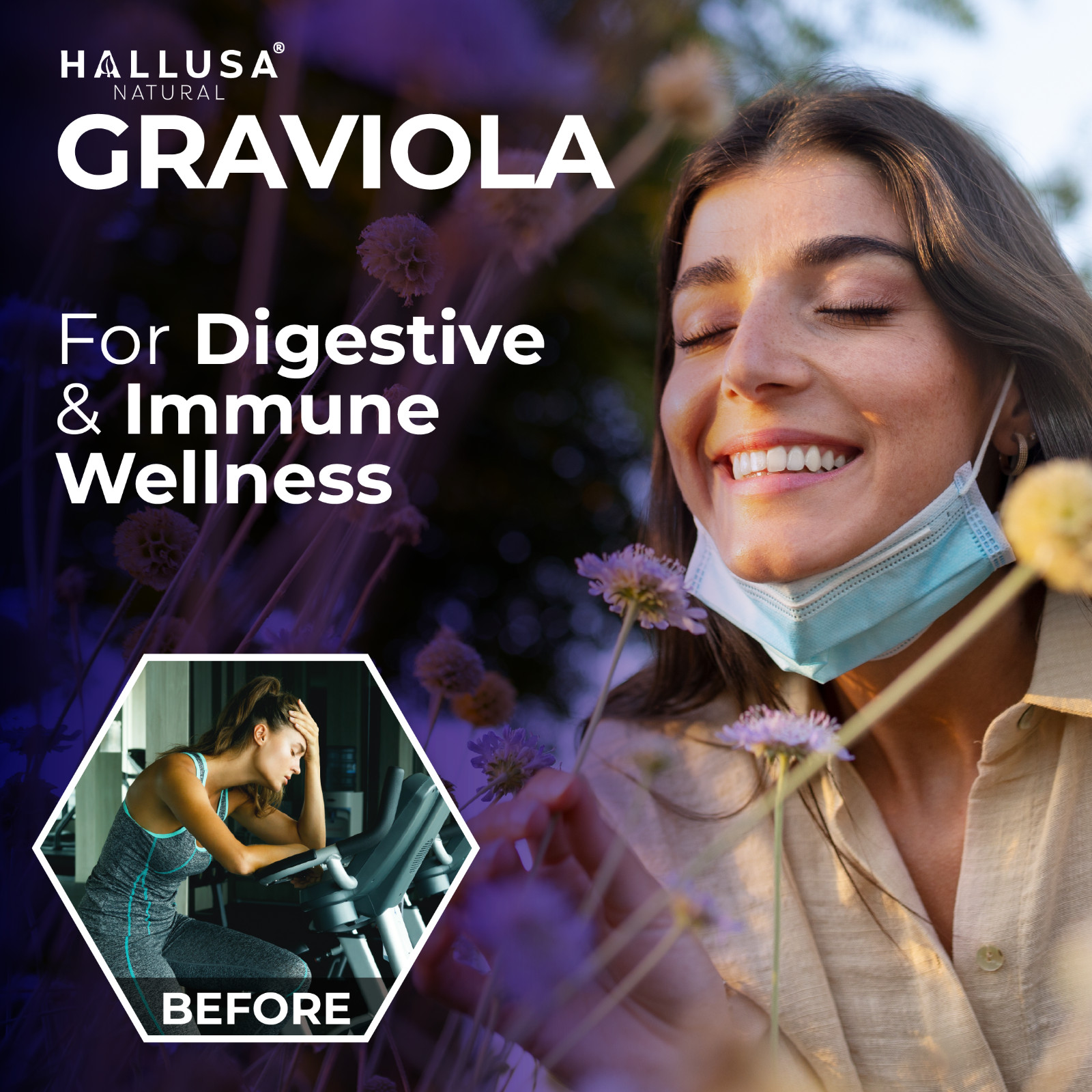 GRAVIOLA Soursop – Cellular Protection – Immune Booster – 60 Caps