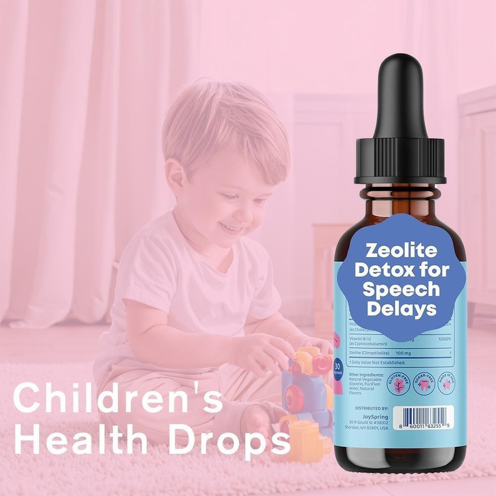 Lingo Leap Children’s Zeolite Detox Drops 30ml Designed For Speech Delay Therapy