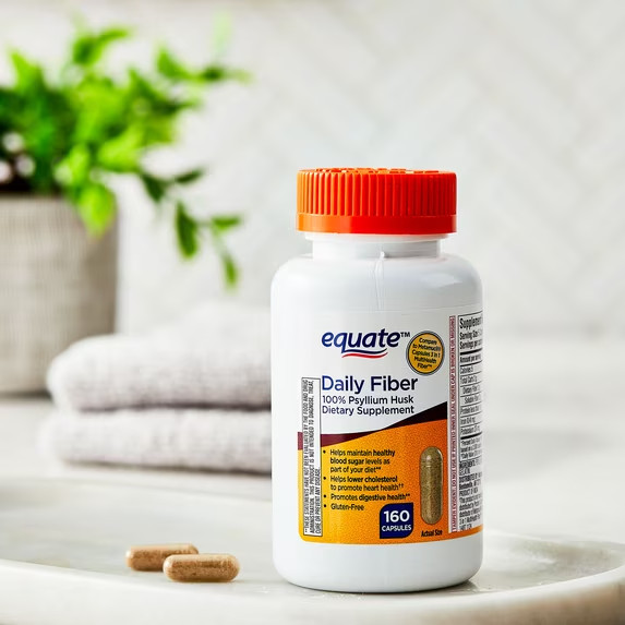 Equate Psyllium Husk Capsules, Compare to Metamucil Capsules 3 in 1 MultiHealth
