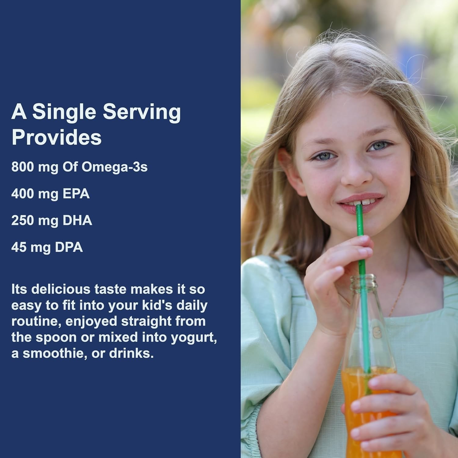 Kid’s The Very Finest Fish Oil: 800 mg Omega-3s, Orange Flavor