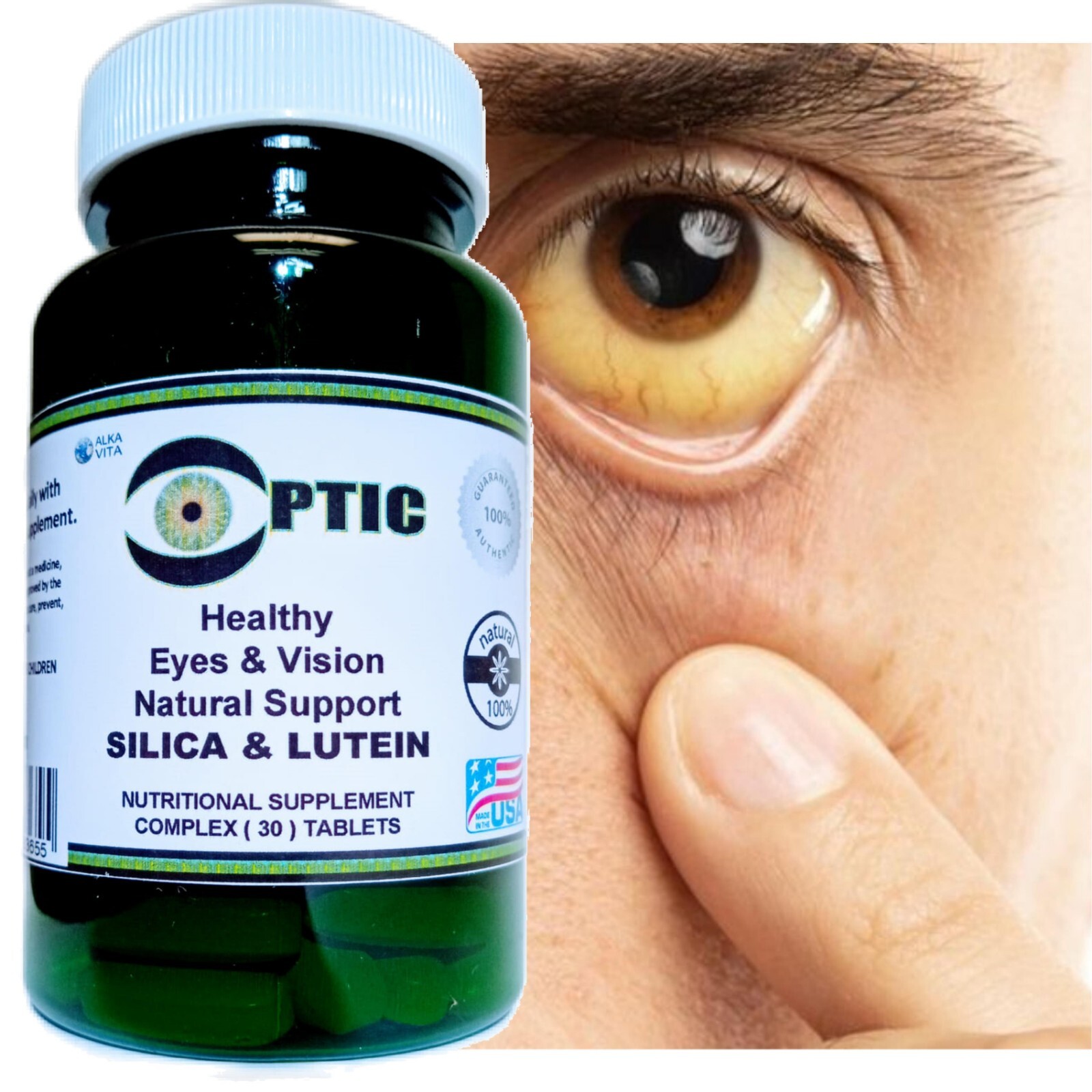 Ojos Salud Silica Luteina Cataratas Vision Remedio Suplemento Natural