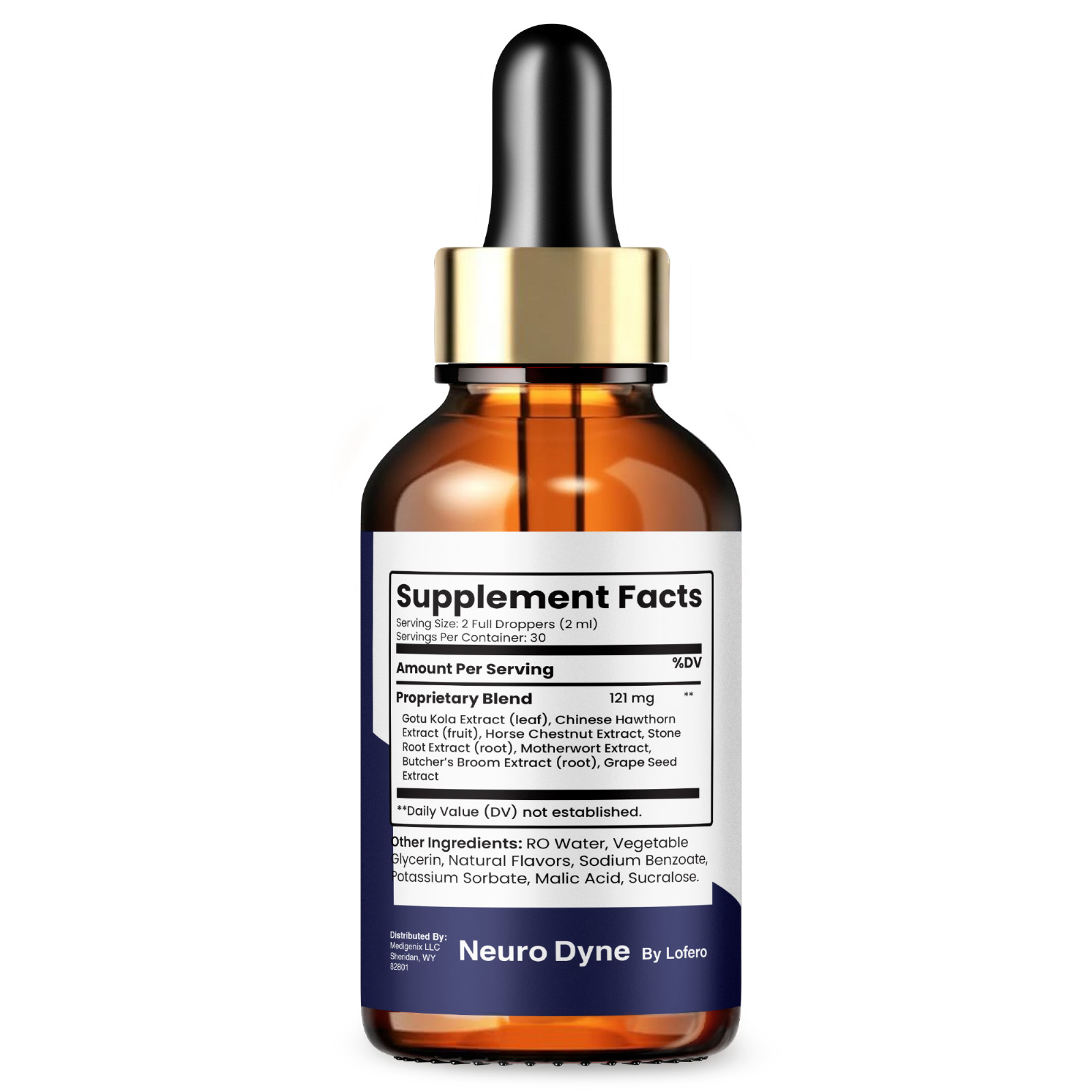 (3 Pack) Neurodyne Drops Advanced Nerve Health Support, Neuro Dyne (6oz)