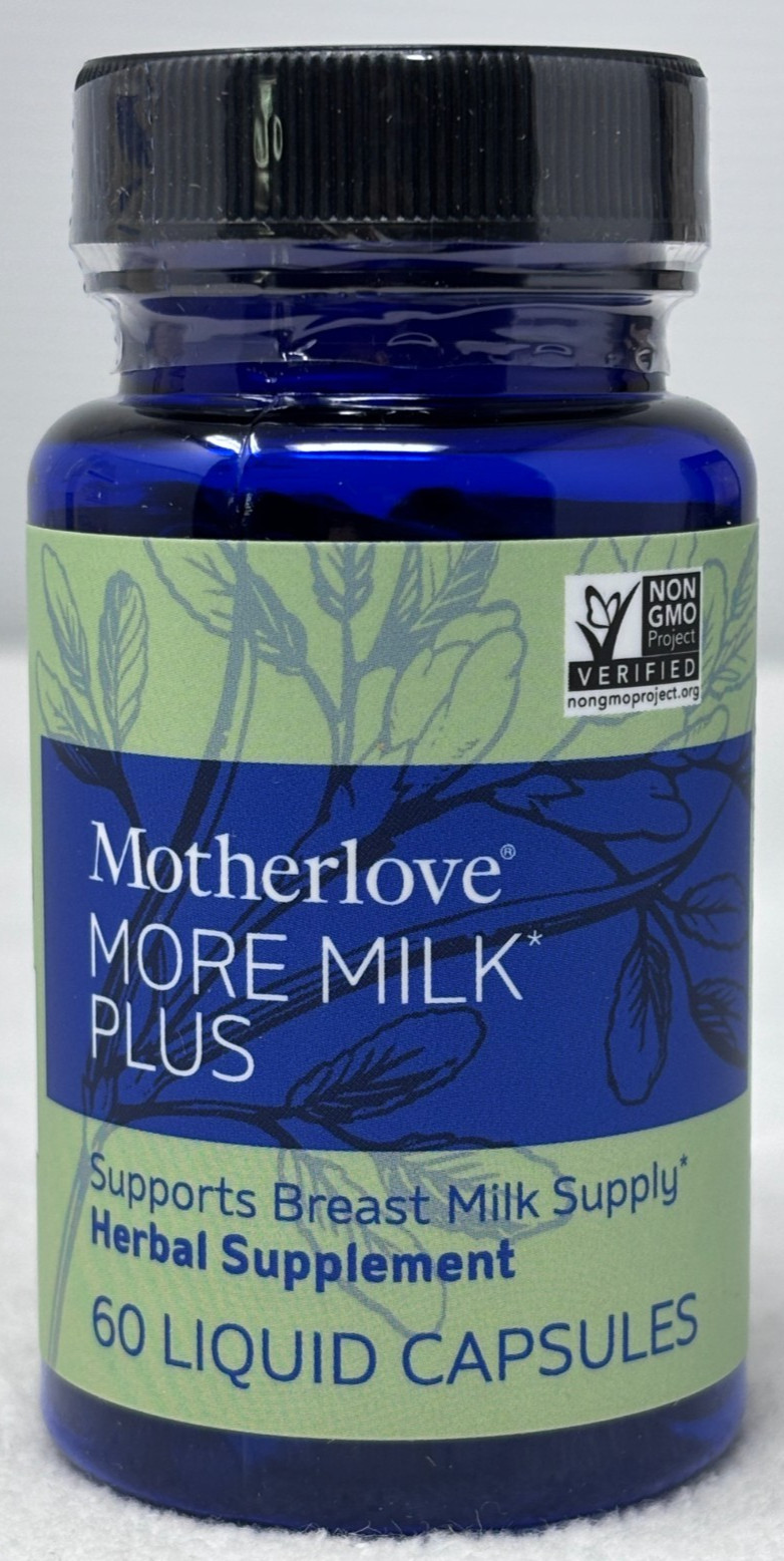 Motherlove Breastfeeding More Milk Plus Breast Aid ~ 60 Capsules Exp 7/26