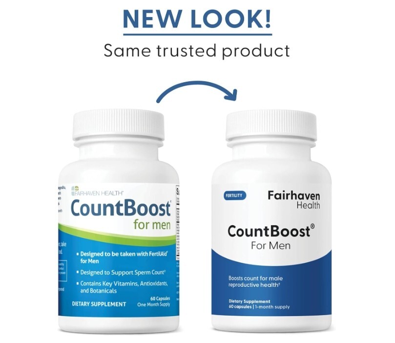 Count Boost for Men, 3 PACK, Support Sperm Count Fertility, 60 caps (180 total)