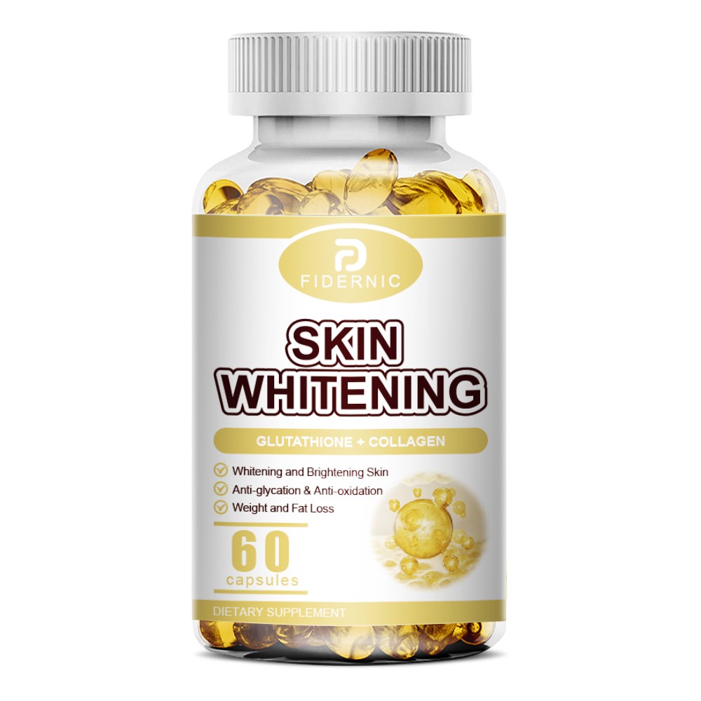 2 Bottles Glutathione Collagen Capsules 120 Count Skin Beauty Antioxidant Suppor