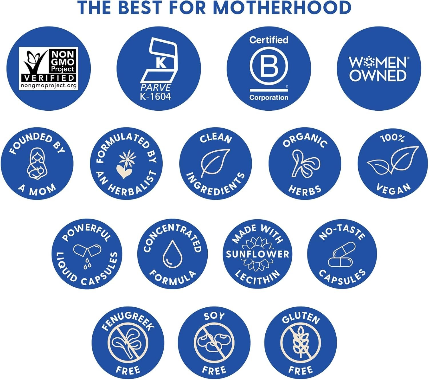 Motherlove Moringa (120 Capsule Value Size) Lactation Supplement to Support Brea
