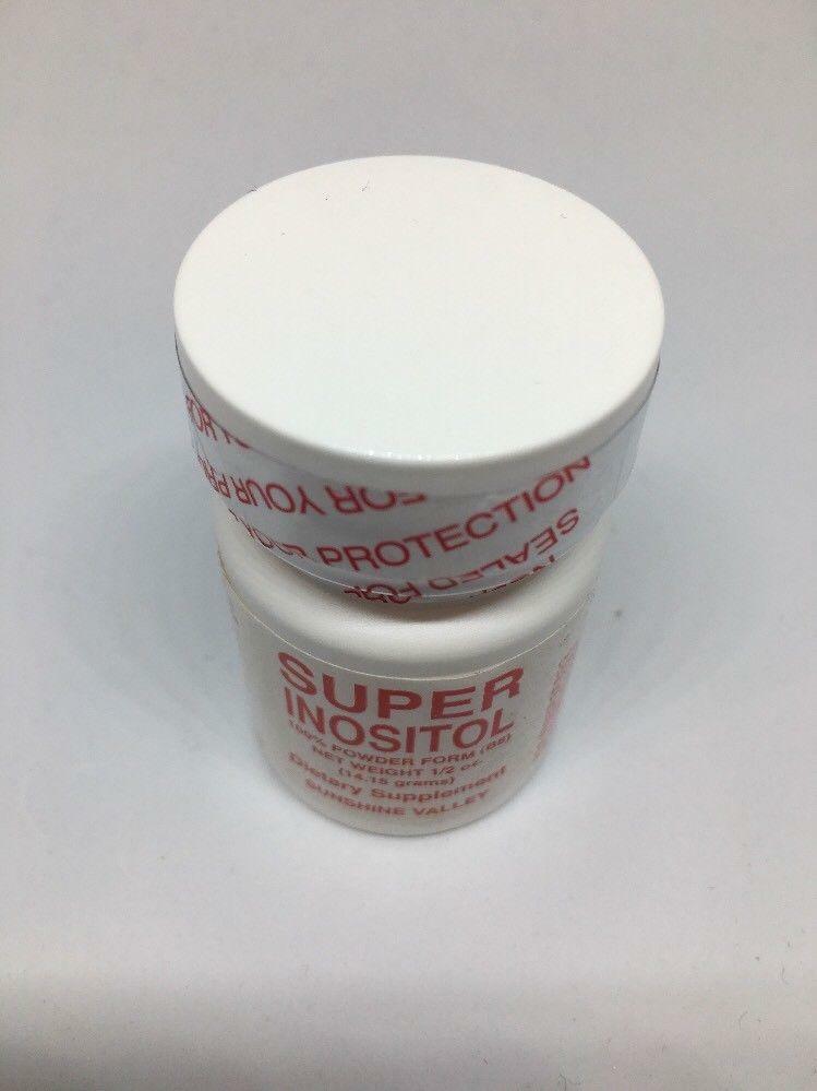 Vitamin B8 Super Inositol 💯% Powder Form (1/2) 0.5 OZ 14.15g 🌞 Sunshine Valley