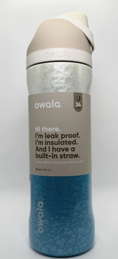 Limited Edition Owala FreeSip 24oz / 32oz Rolling in Gradient Blue SOLD OUT NEW