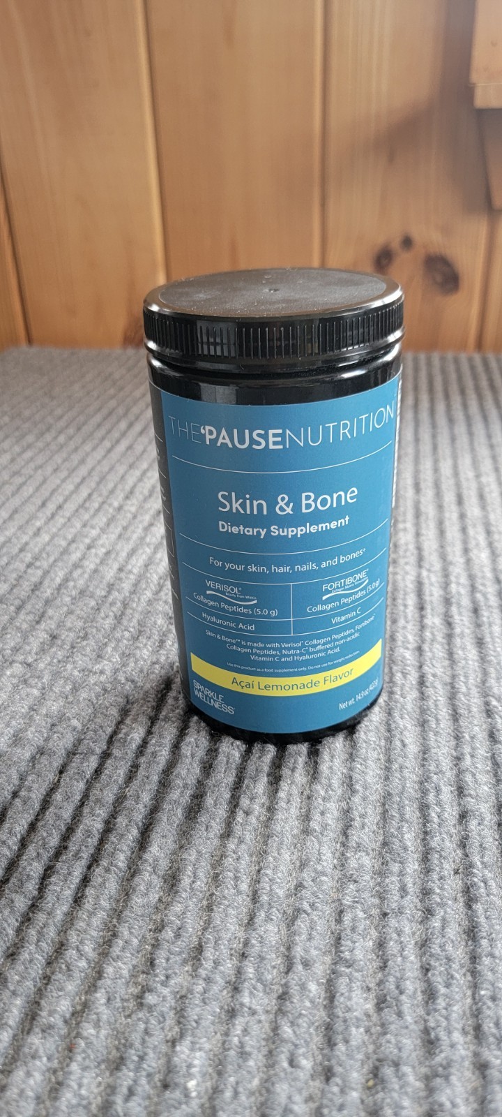 The Pause Nutrition Skin Boost Plus Açaí Lemonade Flavor 14.9 Oz