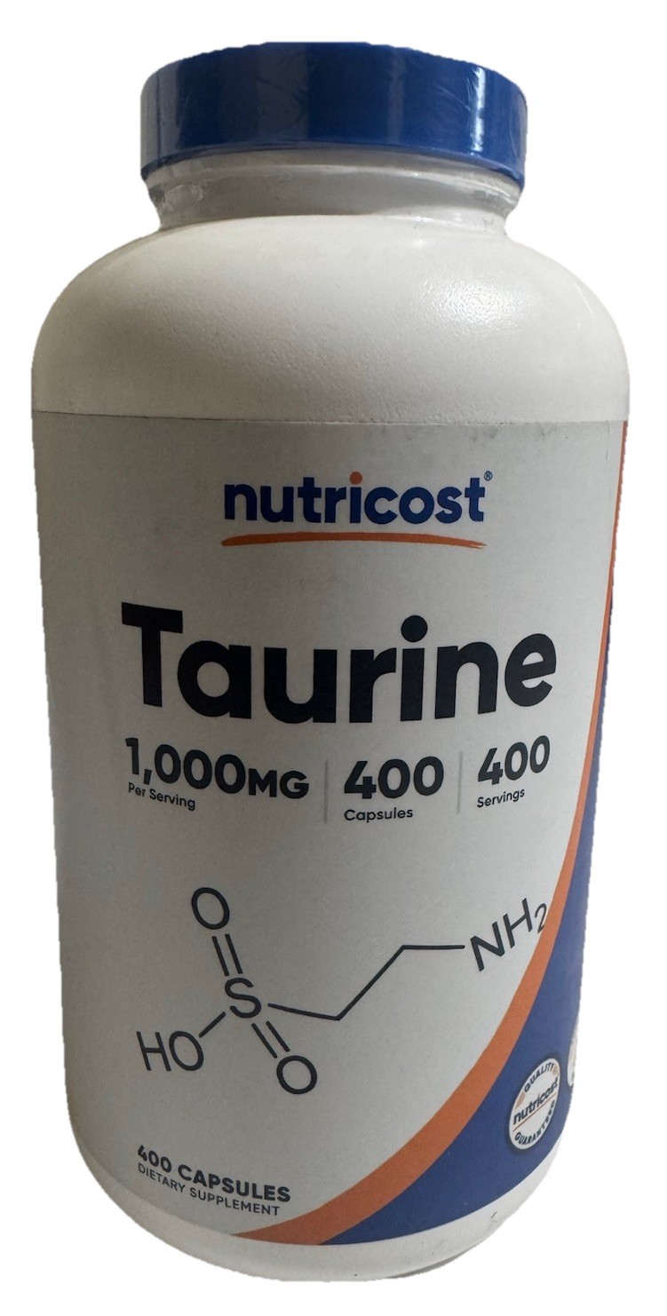 Nutricost Taurine 1000mg – 400 Capsules