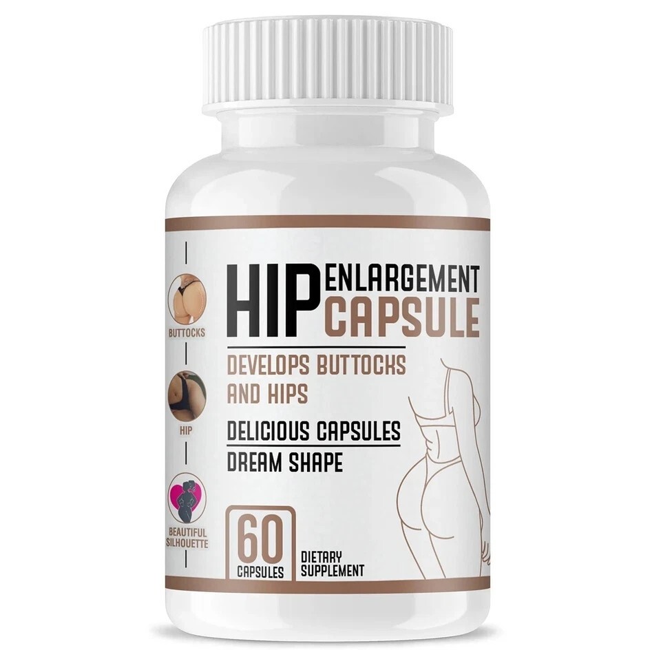 Thick Butt Thighs Hips Weight Gain – 60 Capsules for woman Curves & Body Shaping