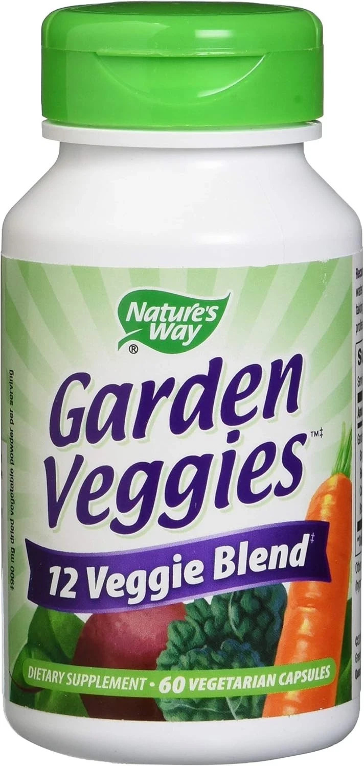 Nature’s Way Garden Veggies 60 Vcaps Each (Pack of 4)