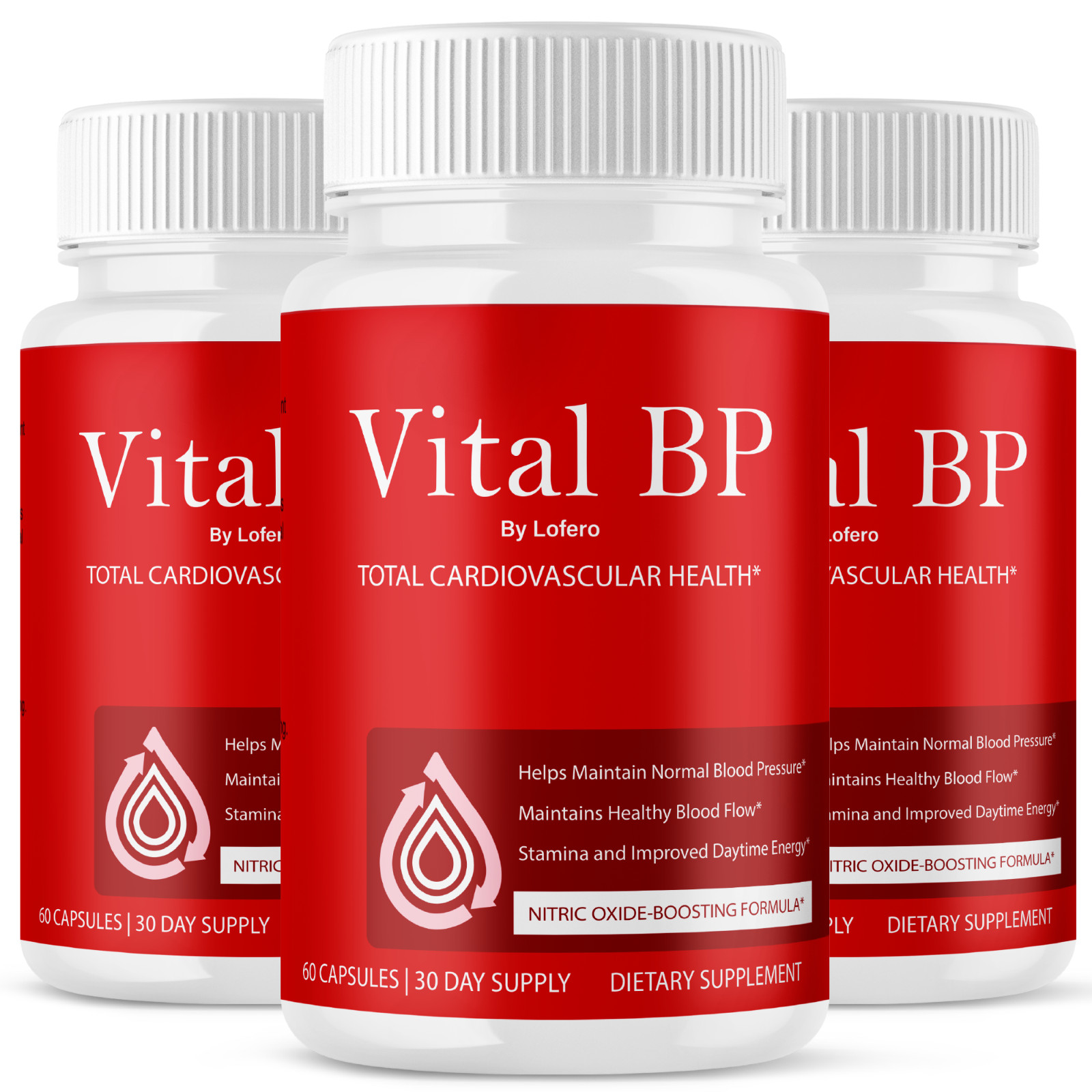 (3 Pack) Vital BP Capsules VitalBP Total Cardiovascular Health Pills (180 ct)