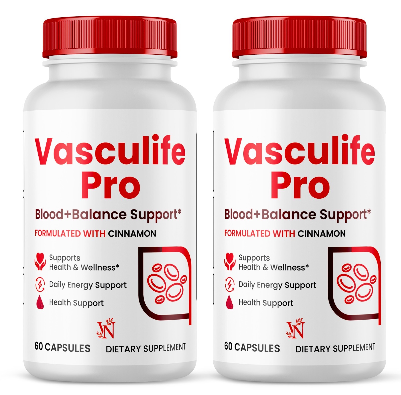 Vasculife Blood Balance, Vasculife Advanced Blood Health & Energy (120 Capsules)
