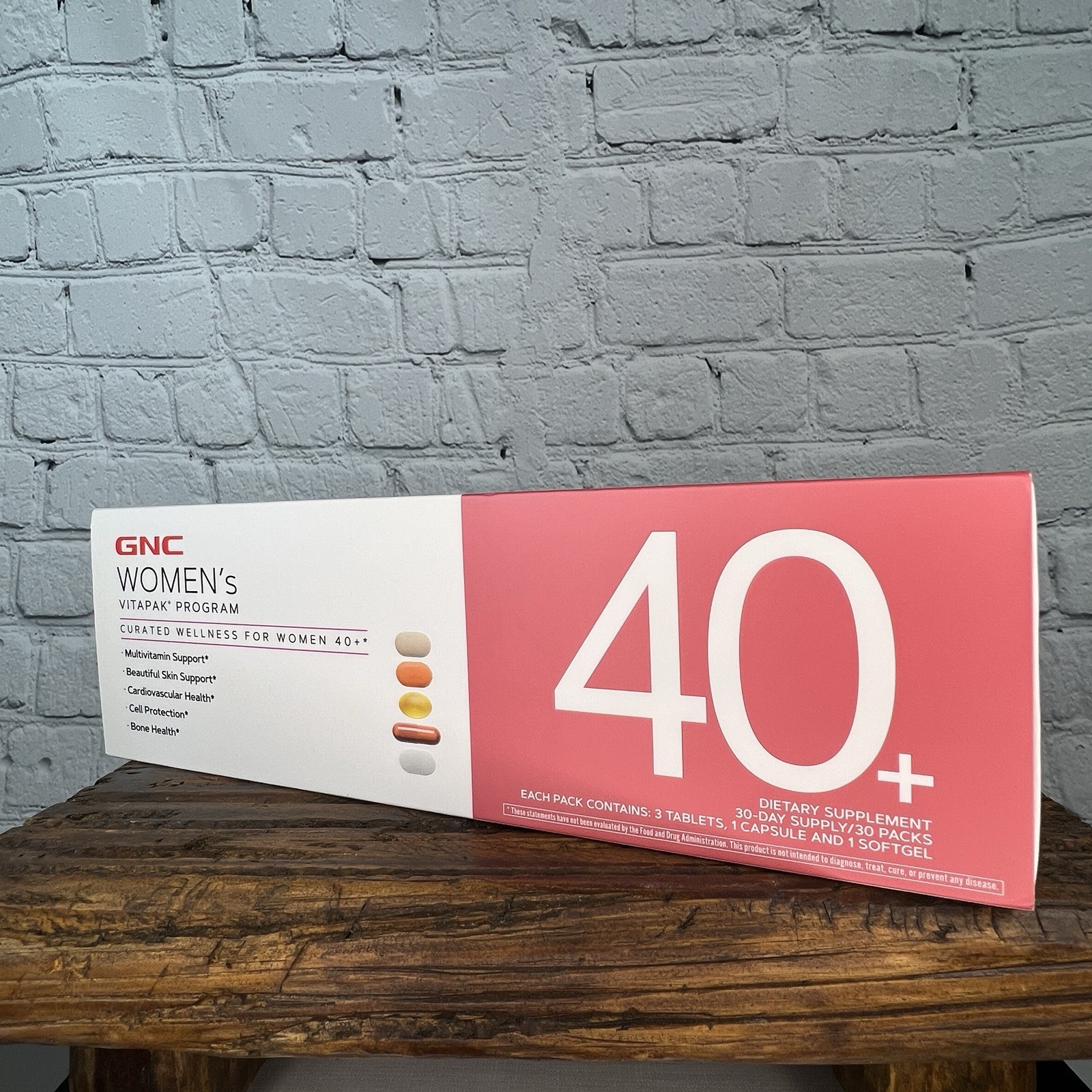 GNC Women’s 40+ Vitapak Program 30-Day Multivitamin Packs