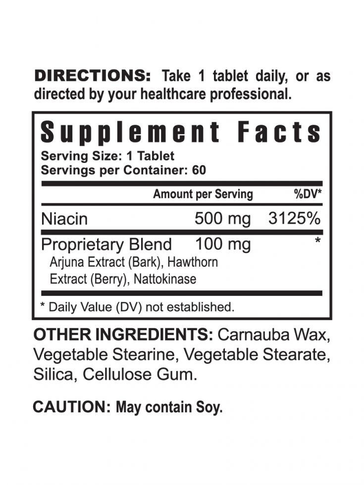 Youngevity Dr. Wallach Ultimate Niacin Plus™ – 60 Tablets