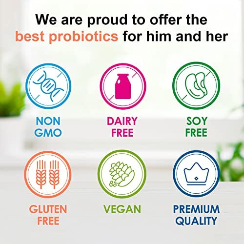 100 Billion Probiotics CFU Potency Gut Health Women Men 60 Capsules