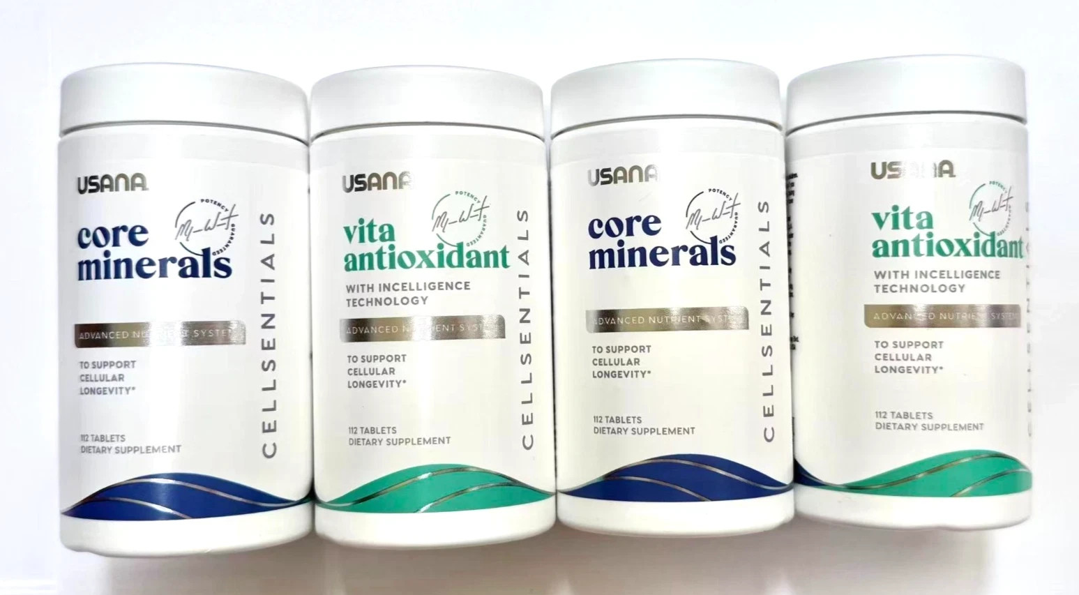 2 Sets Latest upgraded USANA Cellsentials Vita Antioxidant Core Minerals 12/28!!