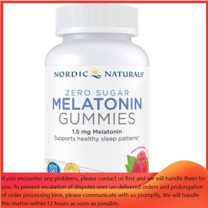 Nordic Naturals Zero Sugar Melatonin Vegan Gummies – 60ct: Certified Gluten-Free