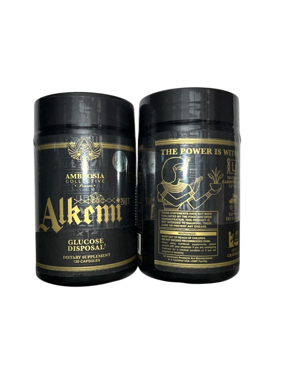 [2-Pack] Ambrosia Collective Alkemi Glucose Disposal 120ct Exp08/2025+ New Ship