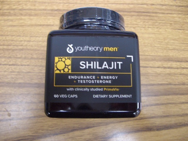 YouTheory Men Shilajit 60 Veg Caps Exp 7/2028