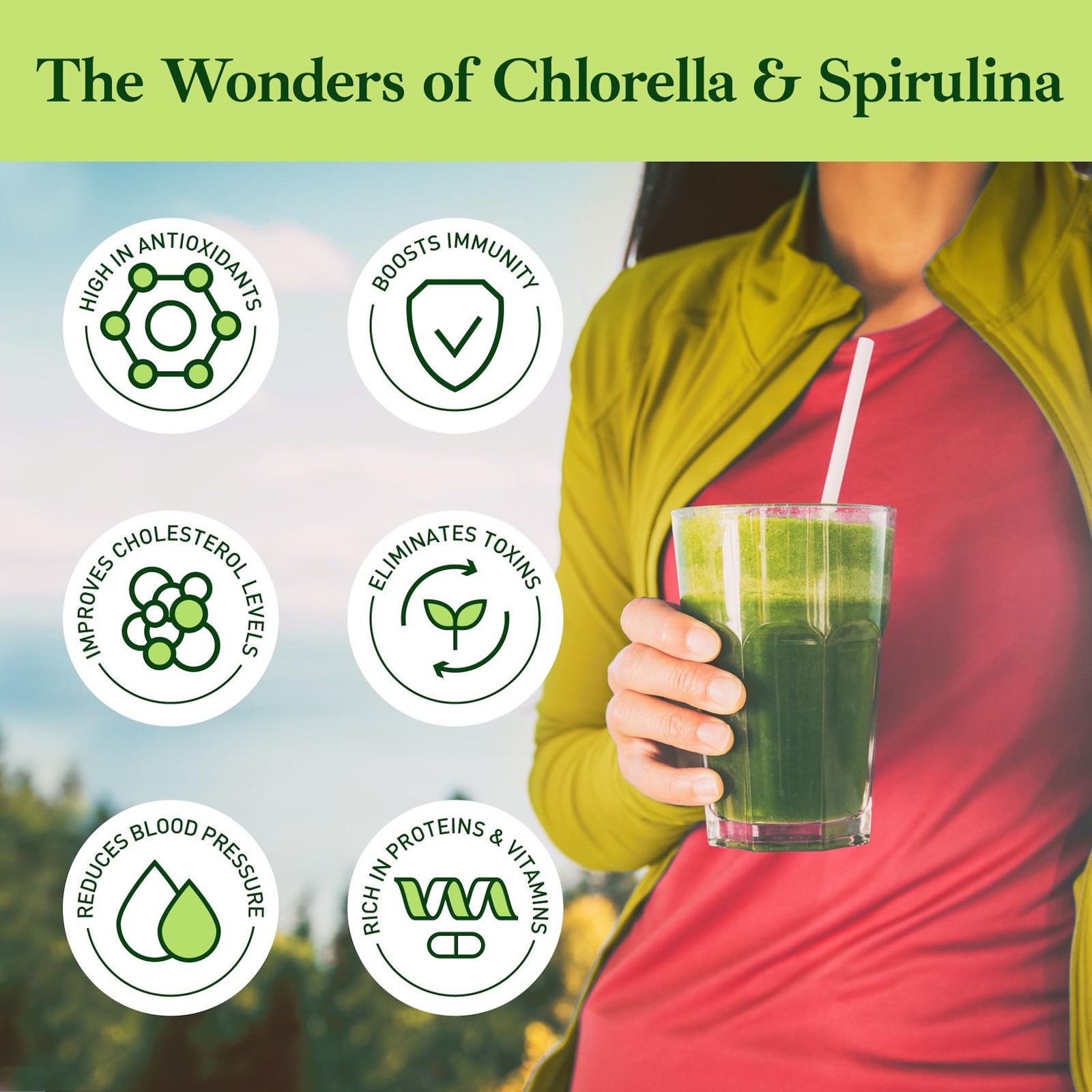 Spirulina Chlorella Powder – Spirulina and Chlorella Powder 85 Servings | Goo…