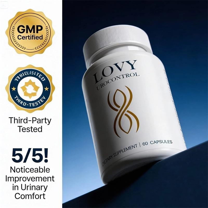 Lovy Urocontrol Capsules,Bladder Health Supplement with Pumpkin Seed & Herbal