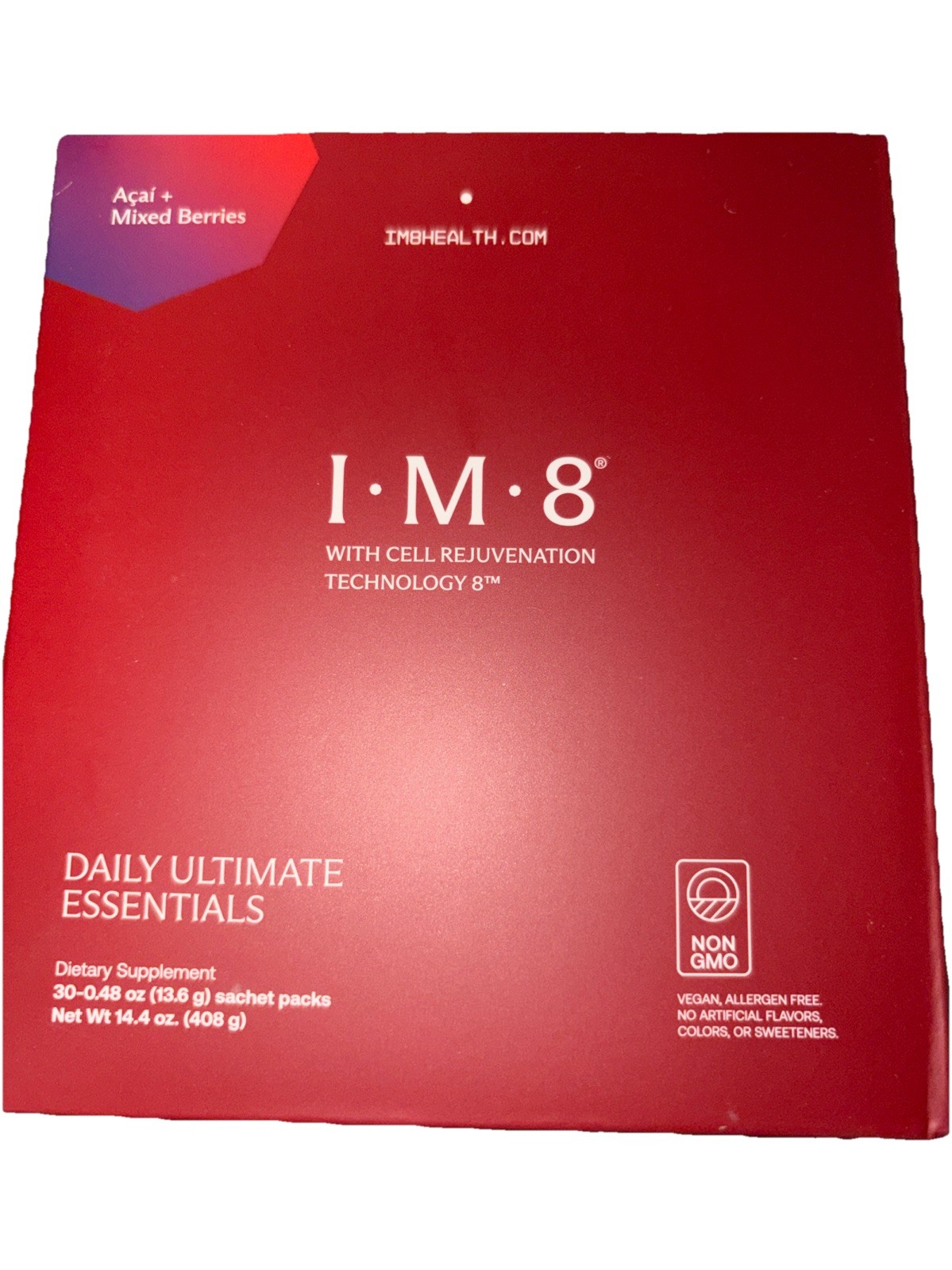 IM8 Açaí And Mixed Berries Daily Ultimate Essentials 30 Satchet Packs
