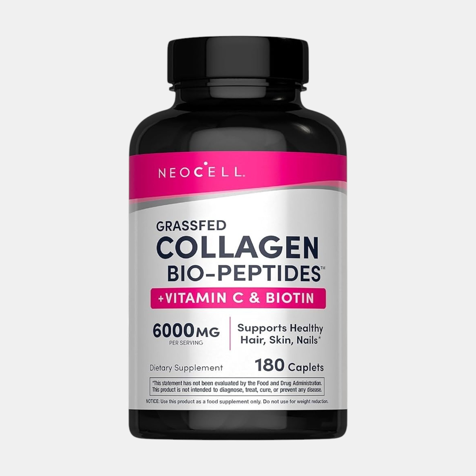 NeoCell COLLAGEN BIO-PEPTIDES 180 Tabs w/ Vitamin C & Biotin-Hair Skin Nails-NEW