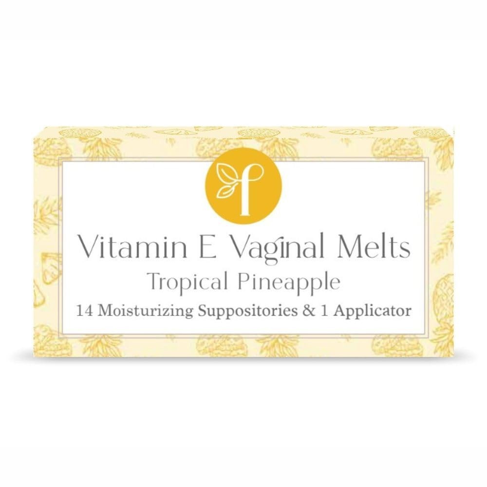 Hydrating Organic Vaginal Melts with Pineapple Flavor – 14 Count Applicator