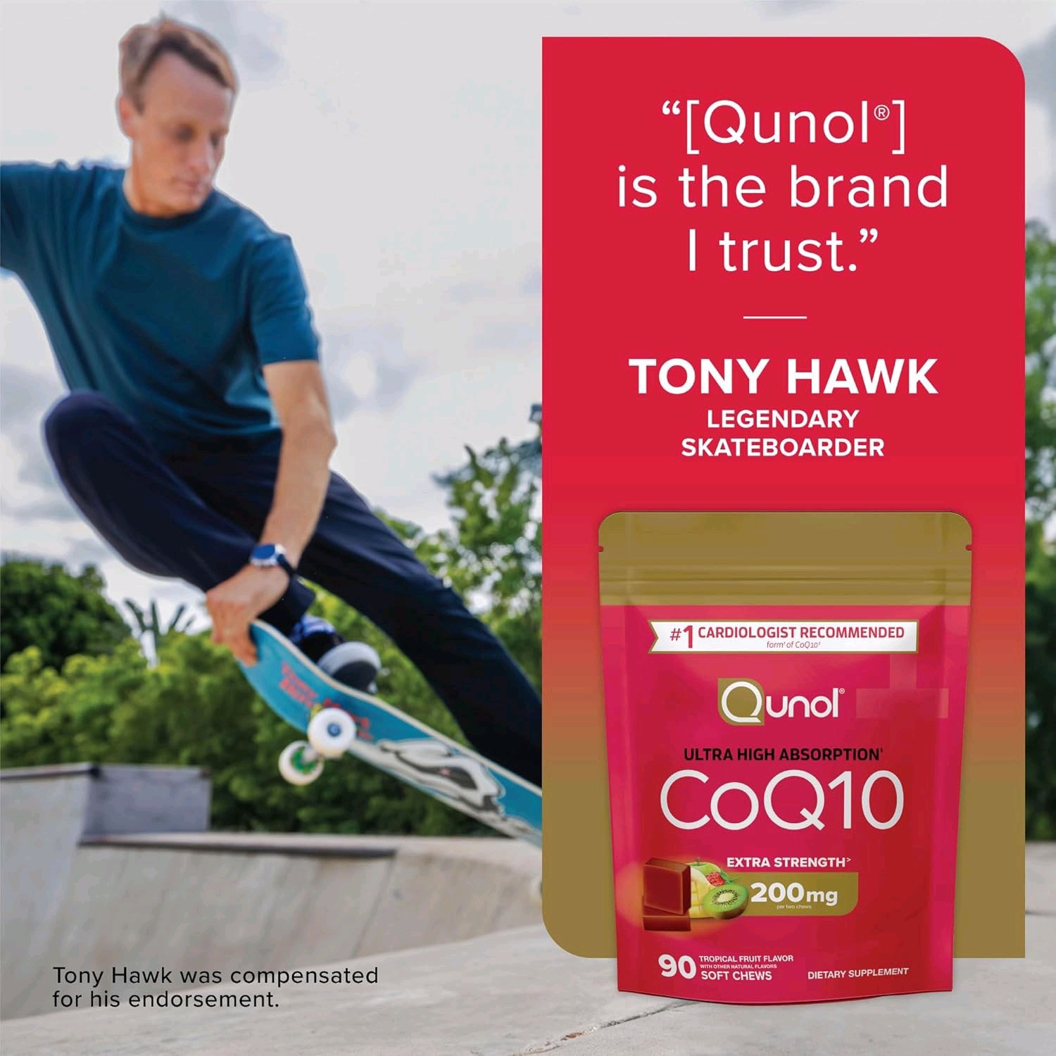 Qunol CoQ10 200mg Soft Chews – Ultra High Absorption Heart Health Supplement…