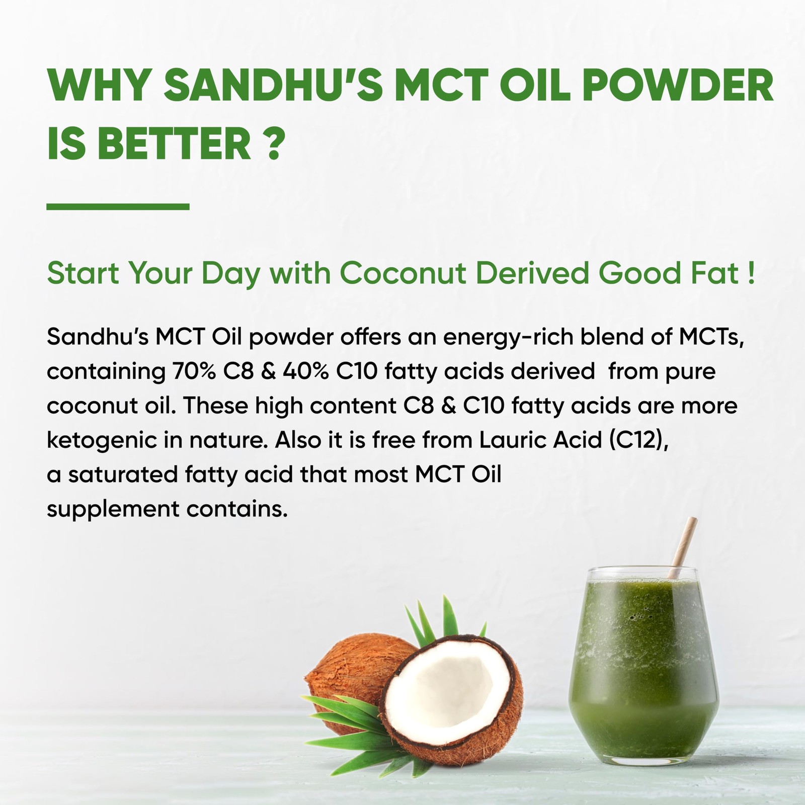 MCT Oil with Prebiotic Fiber | 35 Servings | Organic – Keto | Fatty Acid Fuel…