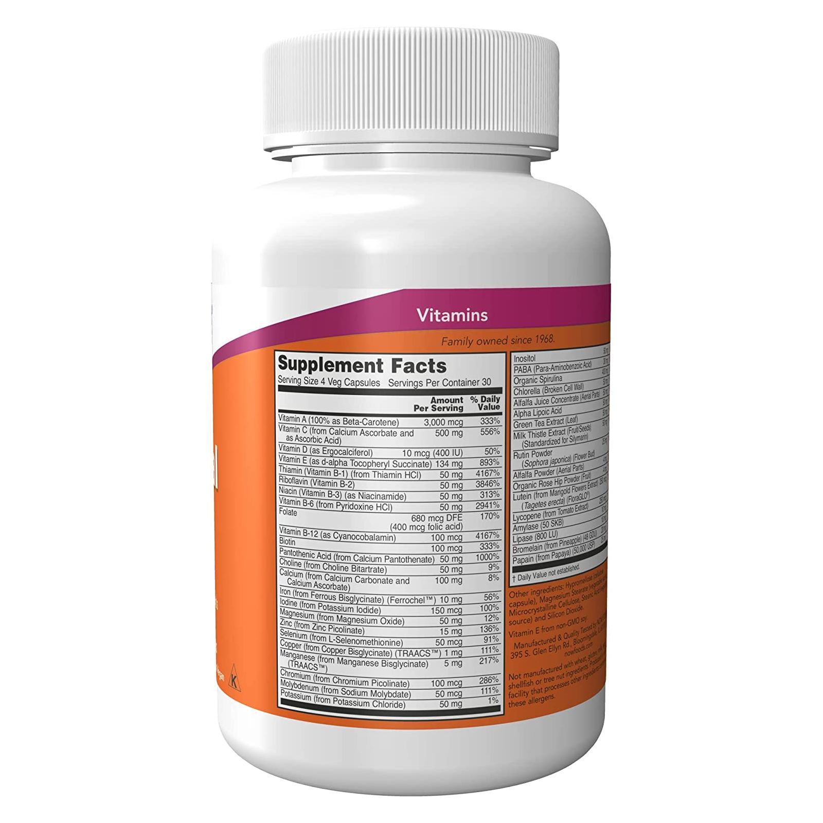 NOW Special Two – 120 Veg Capsules with Green Superfoods & Herbal Extracts