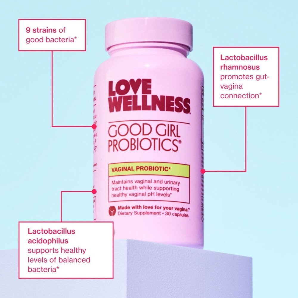 Love Wellness, Good Girl Vaginal Probiotic, 30 CT