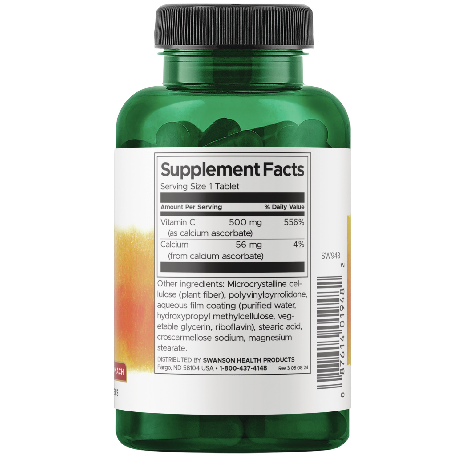 Swanson Buffered Vitamin C 500 mg 250 Tablets