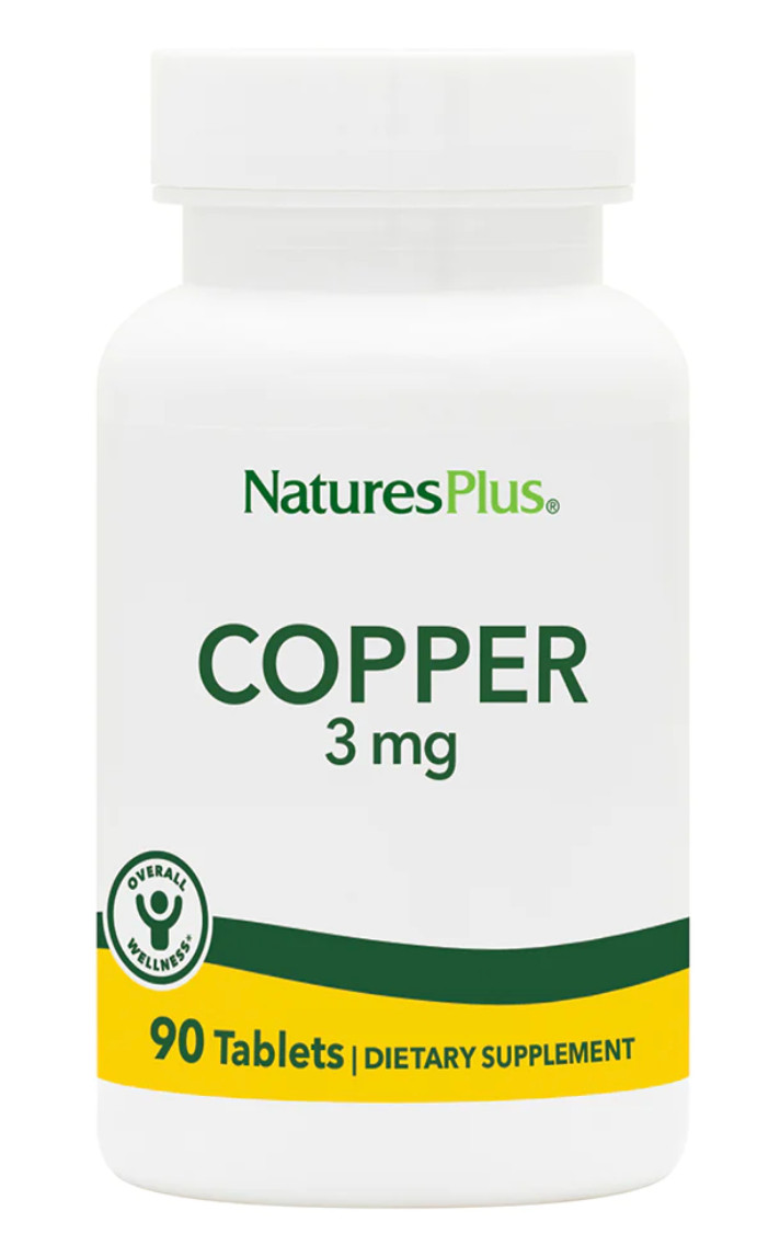 Nature’s Plus Copper 3 mg 90 Tablets