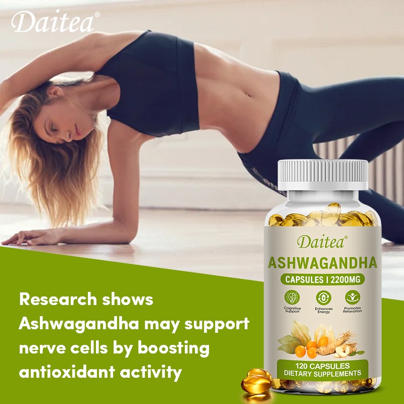 Ashwagandh 2200MG I Enhance Energy and Promote Relaxation 30/60/120 Capsules