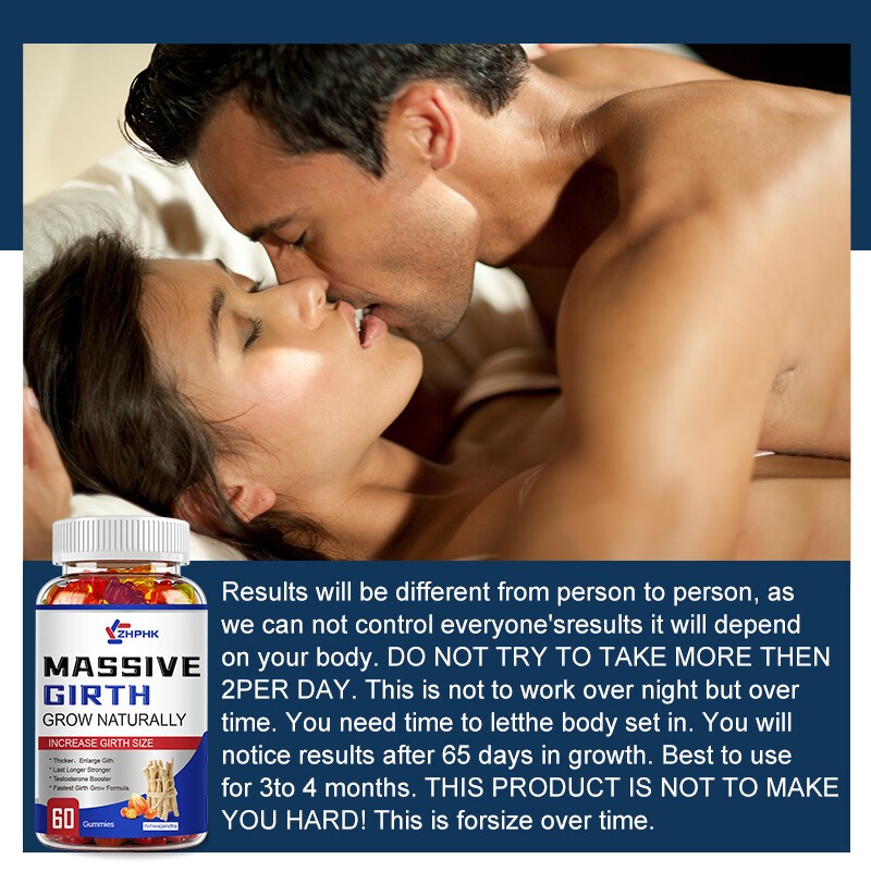 Male Massive Girth Gummies – Support for Enhanced Energy and Vitality 60 Gummies