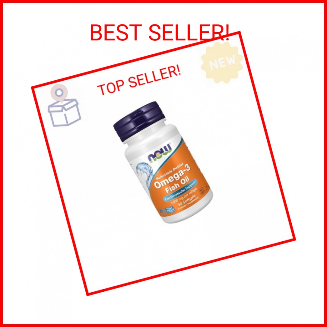 NOW Foods Supplements, Omega-3 180 EPA / 120 DHA, Molecularly Distilled, Cardiov